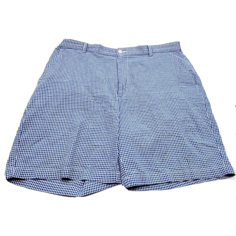 Jos A. Banks Men's Shorts Size 38 "Stay Cool" Blue Plaid